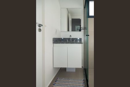 Banheiro de apartamento para alugar com 1 quarto, 27m² em Bela Vista, São Paulo