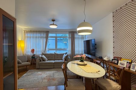 Sala de apartamento para alugar com 2 quartos, 88m² em José Menino, Santos