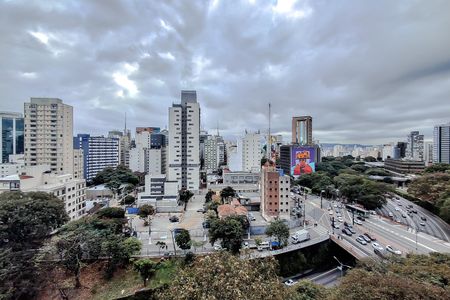 Vista da Varanda de kitnet/studio para alugar com 1 quarto, 22m² em Paraíso, São Paulo