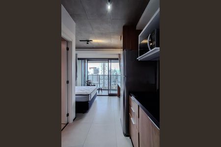 Cozinha de kitnet/studio para alugar com 1 quarto, 22m² em Paraíso, São Paulo