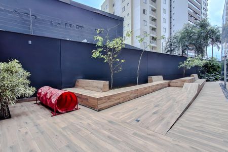 Área comum de kitnet/studio para alugar com 1 quarto, 22m² em Paraíso, São Paulo