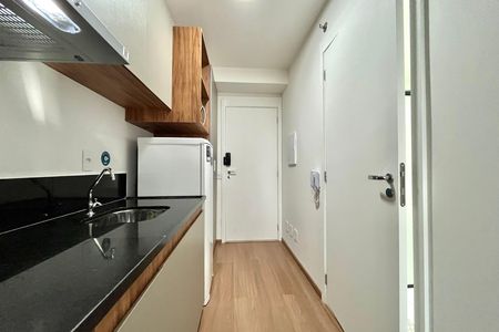 Cozinha de kitnet/studio à venda com 1 quarto, 30m² em Vila Clementino, São Paulo