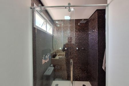 Banheiro da Suíte 1 de apartamento à venda com 2 quartos, 96m² em Vila Valparaíso, Santo André