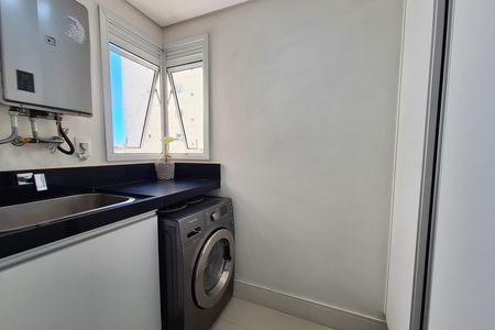Área de Serviço de apartamento à venda com 2 quartos, 96m² em Vila Valparaíso, Santo André