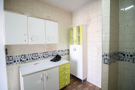 COZINHA E ÁREA DE SERVIÇO de casa para alugar com 1 quarto, 30m² em Parque Mandaqui, São Paulo