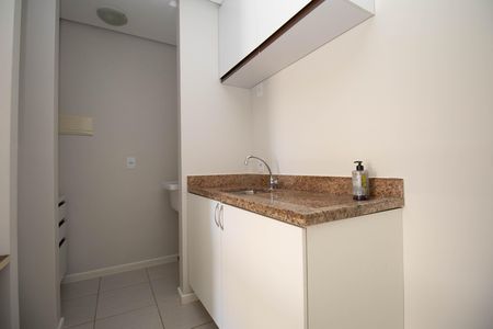 Cozinha e Área de Serviço de apartamento para alugar com 1 quarto, 42m² em Águas Claras, Brasília