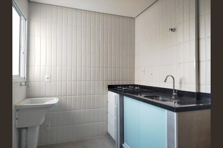 Cozinha de kitnet/studio para alugar com 1 quarto, 29m² em Vila Invernada, São Paulo