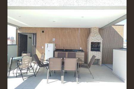 Área comum - Churrasqueira de kitnet/studio para alugar com 1 quarto, 29m² em Vila Invernada, São Paulo
