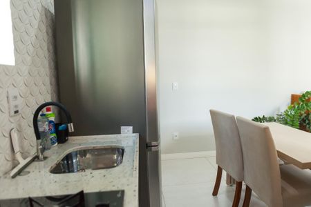 Cozinha de apartamento à venda com 1 quarto, 43m² em Buritis, Belo Horizonte