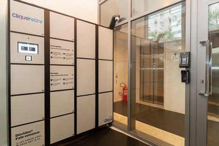 Área comum de kitnet/studio para alugar com 1 quarto, 23m² em Itaim Bibi, São Paulo