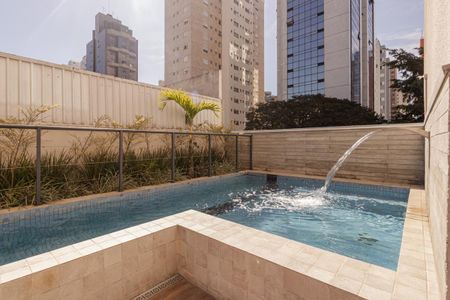 Área comum - Piscina de kitnet/studio para alugar com 1 quarto, 32m² em Moema, São Paulo
