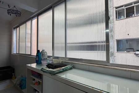 Área de Serviço de apartamento para alugar com 3 quartos, 150m² em Ponta da Praia, Santos
