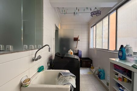 Área de Serviço de apartamento para alugar com 3 quartos, 150m² em Ponta da Praia, Santos