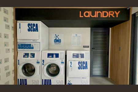 Studio para alugar com 28m², 1 quarto e sem vaga Studio para alugar com 28m², 1 quarto e sem vagaLavanderia