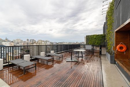 Área comum - Piscina de kitnet/studio à venda com 1 quarto, 29m² em Cidade Baixa, Porto Alegre