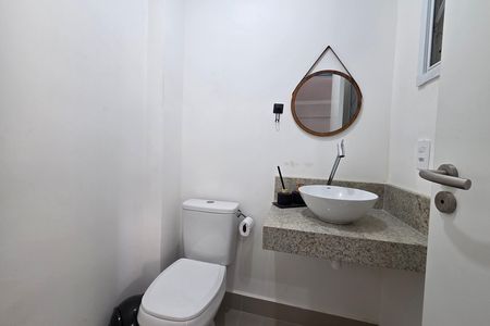 Lavabo de apartamento para alugar com 1 quarto, 59m² em Guilhermina, Praia Grande