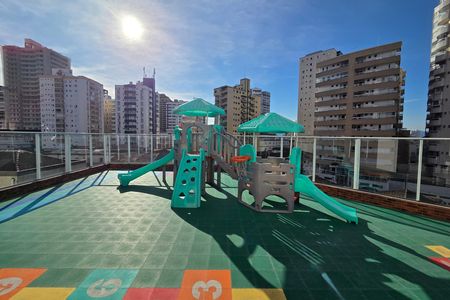 Área comum - Playground de apartamento para alugar com 1 quarto, 59m² em Guilhermina, Praia Grande
