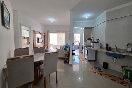 Sala de apartamento para alugar com 1 quarto, 59m² em Guilhermina, Praia Grande