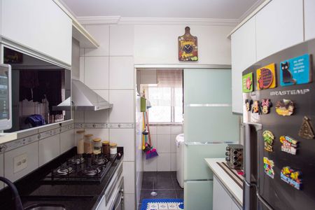 Cozinha de apartamento à venda com 2 quartos, 48m² em Jardim Miriam, São Paulo