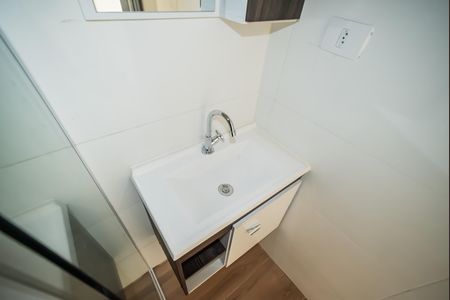 Studio para alugar com 20m², 1 quarto e sem vaga Studio para alugar com 20m², 1 quarto e sem vagaBanheiro