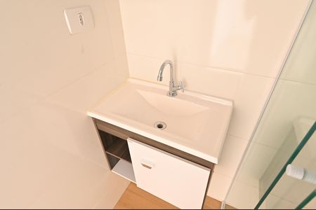 Banheiro Social de kitnet/studio para alugar com 1 quarto, 20m² em Planalto Paulista, São Paulo