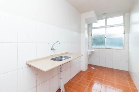 Cozinha de apartamento à venda com 1 quarto, 39m² em Cristal, Porto Alegre