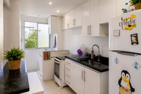 Cozinha de apartamento à venda com 2 quartos, 46m² em Jardim Paris, São Paulo