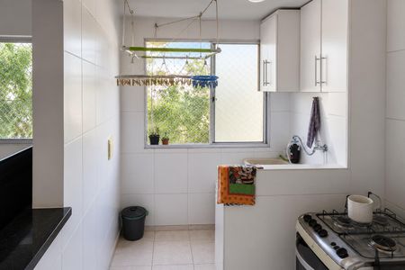 Cozinha de apartamento à venda com 2 quartos, 46m² em Jardim Paris, São Paulo