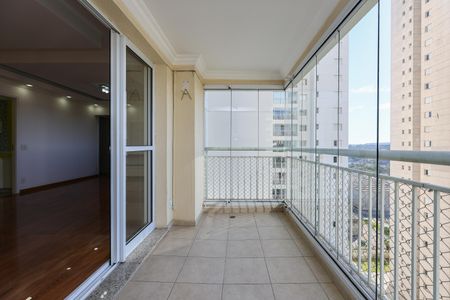 Varanda da Sala de apartamento para alugar com 3 quartos, 126m² em Vila Sonia do Taboao, Taboão da Serra