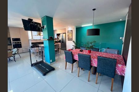 Sala de Jantar de apartamento à venda com 4 quartos, 200m² em Diamante, Belo Horizonte