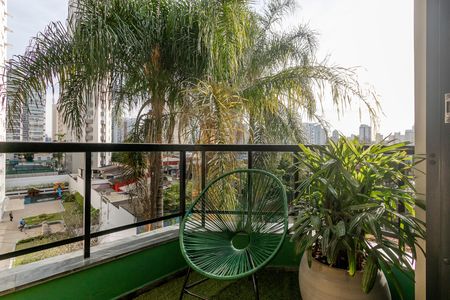Varanda de apartamento para alugar com 3 quartos, 123m² em Brooklin, São Paulo