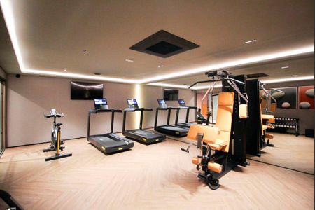 Área comum - Academia de kitnet/studio para alugar com 1 quarto, 20m² em Vila Nova Conceição, São Paulo