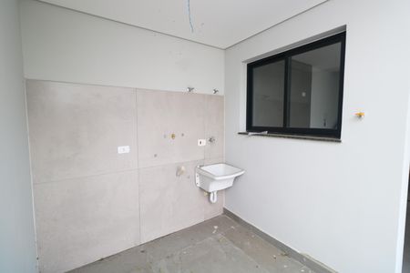 Área de Serviço de casa à venda com 3 quartos, 92m² em Vila Pires, Santo André