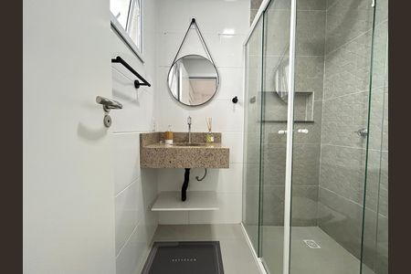 Banheiro da Suíte de apartamento para alugar com 1 quarto, 60m² em Ingleses Norte, Florianópolis