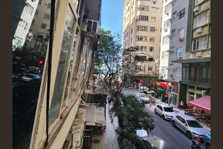 Área externa de kitnet/studio para alugar com 1 quarto, 25m² em Copacabana, Rio de Janeiro
