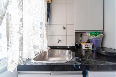 Área de Serviço de apartamento à venda com 3 quartos, 57m² em Vila Homero Thon, Santo André