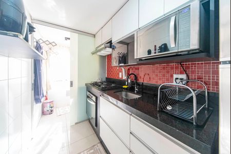 Cozinha  de apartamento à venda com 3 quartos, 57m² em Vila Homero Thon, Santo André