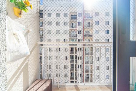 Varanda da Sala de apartamento à venda com 3 quartos, 57m² em Vila Homero Thon, Santo André