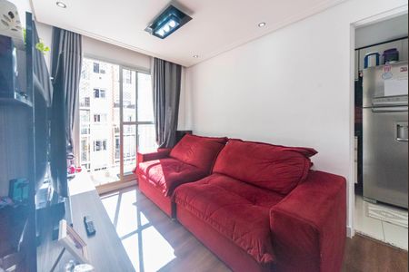 Sala de apartamento à venda com 3 quartos, 57m² em Vila Homero Thon, Santo André