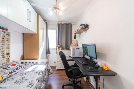 Quarto 2 de apartamento à venda com 3 quartos, 57m² em Vila Homero Thon, Santo André