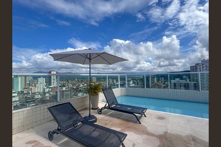 Área comum - Piscina de apartamento para alugar com 2 quartos, 69m² em Boqueirão, Praia Grande