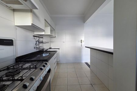 Cozinha de apartamento para alugar com 2 quartos, 69m² em Boqueirão, Praia Grande