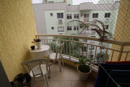 Sala - Varanda de apartamento à venda com 3 quartos, 75m² em Tanque, Rio de Janeiro