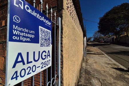Placa Instalada  de kitnet/studio para alugar com 1 quarto, 27m² em Jardim Nova America, Campinas