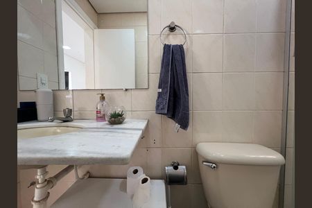 Banheiro Social de apartamento à venda com 3 quartos, 75m² em São Luiz, Belo Horizonte