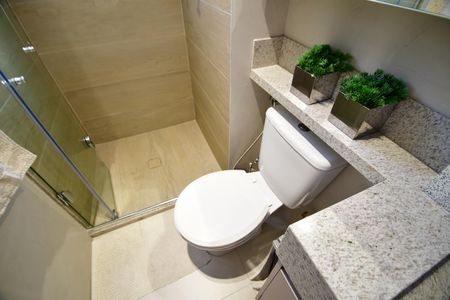 Apartamento à venda com 80m², 2 quartos e 2 vagasBanheiro Suíte