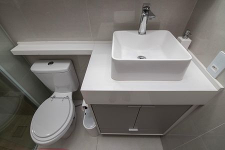 Apartamento para alugar com 56m², 2 quartos e 1 vagaBanheiro do Quarto 2 Suíte