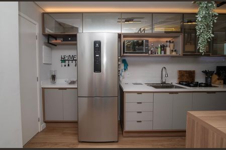 Cozinha de apartamento para alugar com 2 quartos, 56m² em Parque Ortolândia, Hortolândia