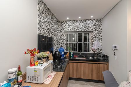 Cozinha  de casa à venda com 2 quartos, 65m² em Parque Santo Antonio (nova Veneza), Sumaré
