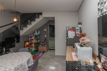 Cozinha  de casa à venda com 2 quartos, 65m² em Parque Santo Antonio (nova Veneza), Sumaré